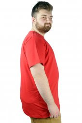 Mode XL Erkek T shirt Bis Yaka Good Lover 22114 Kırmızı - 2