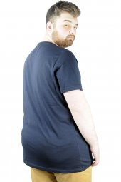 Mode XL Erkek T shirt Bis Yaka Good Lover 22114 Lacivert thumbnail 3