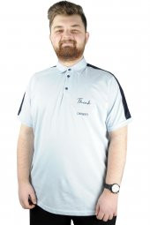 Mode XL Erkek T shirt Polo Think Desert 22310 Mavi thumbnail 1