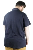 Mode XL Büyük Beden Erkek T shirt Polo MDX Club 22305 Lacivert - 6