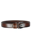 Mode XL Kemer 3,5 cm Hakiki Deri 4086 Fındık Rengi - 2
