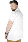 Mode XL Erkek T shirt Polo New York Throwback 22302 Beyaz - 6
