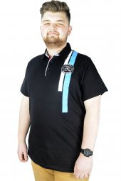 Mode XL Erkek T shirt Polo Flight Team 22311 Siyah - 2
