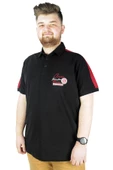 Mode XL Erkek T shirt Polo Ocean 22317 Siyah - 4