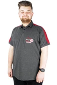 Mode XL Erkek T shirt Polo Ocean 22317 Antramelanj - 4