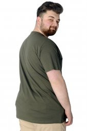 Mode XL Erkek T shirt Baskılı Break Make The Rules 22150 Haki - 2