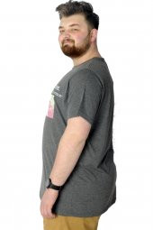 Mode XL Büyük Beden T-Shirt Baskılı Future 22154 Anramelanj - 2