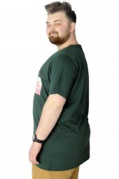 Mode XL Büyük Beden T-Shirt Baskılı Future 22154 Nefti - 2