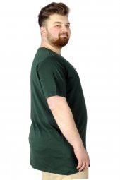 Mode XL Büyük Beden T-Shirt Baskılı Renovate 22157 Nefti - 2