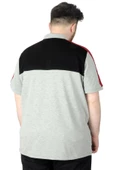 Mode XL Büyük Beden T-Shirt Polo MD 22333 Grimelanj thumbnail 2