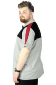 Mode XL Büyük Beden T-Shirt Polo MD 22333 Grimelanj thumbnail 3