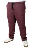 Mode XL Büyük Beden Erkek SweatPant Yancep 22514 Bordo thumbnail 1