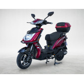 MOTOLUX TORONTO 5 AKÜLÜ ELEKTRİKLİ MOTOSİKLET KIRMIZI GRİ - 1