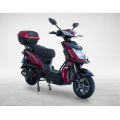 MOTOLUX TORONTO 5 AKÜLÜ ELEKTRİKLİ MOTOSİKLET KIRMIZI GRİ - 3