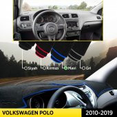 Volkswagen Polo (2010-2019) 3D Araç Torpido Kaplama Torpido Koruyucu Kılıf - Araç Ön Göğüs Konsol Kaplama - 1