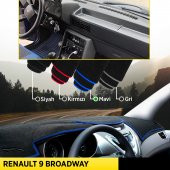 Renault 9 Broadway 3D Araç Torpido Kaplama Torpido Koruyucu Kılıf - Araç Ön Göğüs Konsol Kaplama - 1