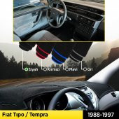 Fıat Tıpo / Tempra (1988-1997) 3D Araç Torpido Kaplama Torpido Koruyucu Kılıf - Araç Ön Göğüs Konsol Kaplama - 1
