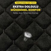 Tay Tüyü Cepli & Terletmez Sırtlı Oto Koltuk Minder Seti - Koltuk Koruma Kılıfı - 2