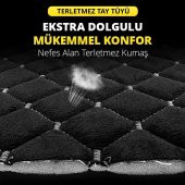 Tay Tüyü Cepli & Terletmez Sırtlı Oto Koltuk Minder Seti - Koltuk Koruma Kılıfı - 3