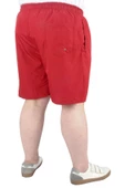 Mode XL Büyük Beden Deniz Şortu Summer Beach 22455 Bordo - 3