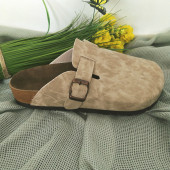 Birkenstock Boston Kadın Terlik Bej - 4
