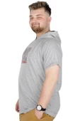 Mode XL Büyük Beden T-Shirt Kapşonlu Paris 22174 Grimelanj thumbnail 2