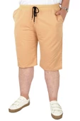 Mode XL Büyük Beden Erkek Kapri Straight Basic 20500 Bej thumbnail 1