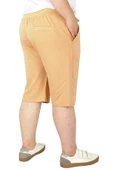 Mode XL Büyük Beden Erkek Kapri Straight Basic 20500 Bej thumbnail 2