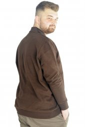 Mode XL Erkek Sweatshirt  Polo Vnz Selanik 20440 Kahverengi - 2
