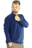 Mode XL Erkek Sweatshirt  Polo Vnz Selanik 20440 İndigo thumbnail 2