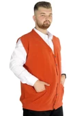 Mode XL Büyük Beden Erkek Yelek Selanik 20545 Oranj - 2