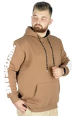 Mode XL Erkek Sweat Kapşon Kanguru Wintergame 22541 SütlüKahve - 2