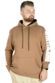Mode XL Erkek Sweat Kapşon Kanguru Wintergame 22541 SütlüKahve - 1