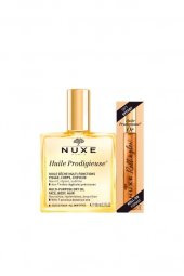 NUXE Huile Prodigieuse 100 ml + Roll-On OR 8 ml HEDİYE - 1