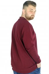 Mode XL Erkek Uzun Kol Polo The Less Waffle 22462 Bordo - 3