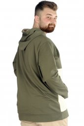 Mode XL Erkek Sweat Kapşon Fadeout 22526 Haki - 4