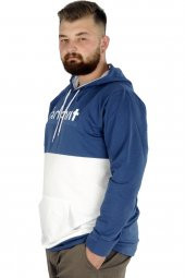 Mode XL Erkek Sweat Kapşon Fadeout 22526 Mavi - 3