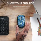 Trust 23388 YVI Wireless Mouse Peacock - 2