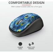 Trust 23388 YVI Wireless Mouse Peacock - 3