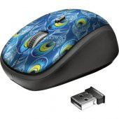 Trust 23388 YVI Wireless Mouse Peacock - 1