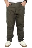 Mode XL Büyük Beden Erkek Gabardin Pantolon 5 Cep Doğa Classic 22920 Haki thumbnail 1