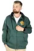 Mode XL Erkek Sweat Kapşonlu Fermuarlı Karmashek 22538 Nefti - 1