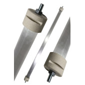 40 CM MONTAJLI INFRARED UFO ISITICI ELEKTRİKLİ  SOBA CAMI PORSELEN BAŞLIKLI 23 MM - 1