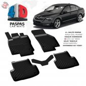 Skoda Octavia A7 4D Havuzlu Paspas OMSA 2013 2014 2015 2016 2017 2018 2019 2020 thumbnail 5