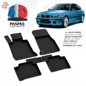 Bmw 3 Serisi E46 4D Havuzlu Paspas OMSA 1998 1999 2000 2001 2002 2003 2004 2005 thumbnail 5