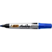 Bic Marker Mavi 2000 Yuvarlak Uçlu Permanent Markör 12'li Kutu - 2