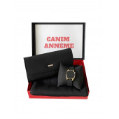 Anneler Günü Siyah Şal Cüzdan Kol Saati (KAPAK NOTUMUZ ÖRNEKTİR.) - 2