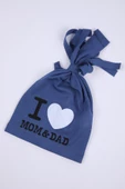 Babyhola Kız Erkek Bebek Çocuk I Love Mom Dad Bere Şapka Hediyelik 0-2 yaş 1433 - 4