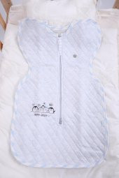 Babyhola 0.5 Tog Çift Yön Fermuarlı 0-24 Ay Kundak Ayaklı Uyku Tulumu Kız Erkek Bebek Yenidoğan 12613 - 1