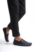 Hakiki Deri Erkek Tırtık Tabanlı Dikiş ve Şerit Detaylı Loafer Ayakkabı thumbnail 6